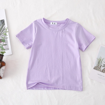VIDMID dječja majica za djevojčice Dječaci za djevojčice Pamučne majice kratkih rukava Majice kratkih rukava dječja ljetna jednobojna odjeća za dječake 4006 01