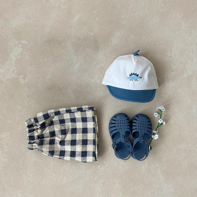 Dječje kratke hlače za djevojčice i dječake Ležerne karirane kratke hlače za novorođenče Hlače Pamuk Ljetne kratke hlače za plažu 2023. Tanka dječja odjeća