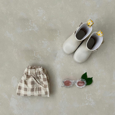 Dječje kratke hlače za djevojčice i dječake Ležerne karirane kratke hlače za novorođenče Hlače Pamuk Ljetne kratke hlače za plažu 2023. Tanka dječja odjeća