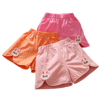 Летни къси панталони за бебешки момичета Тънки модни детски анимационни панталони Плажни панталони за момичета Сладки детски панталони