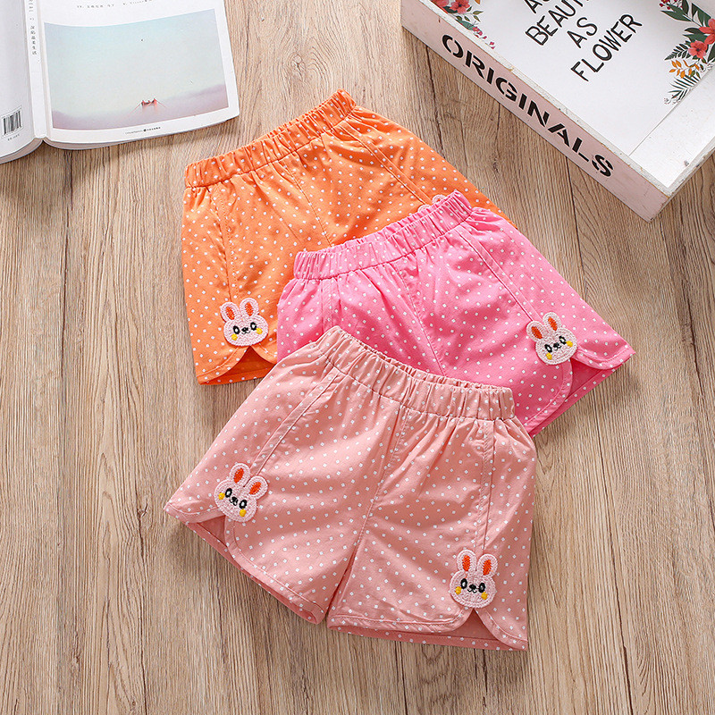 Ljetne kratke hlače za djevojčice Tanke modne dječje hlače iz crtanih filmova Hlače za plažu za djevojčice Slatke dječje hlače