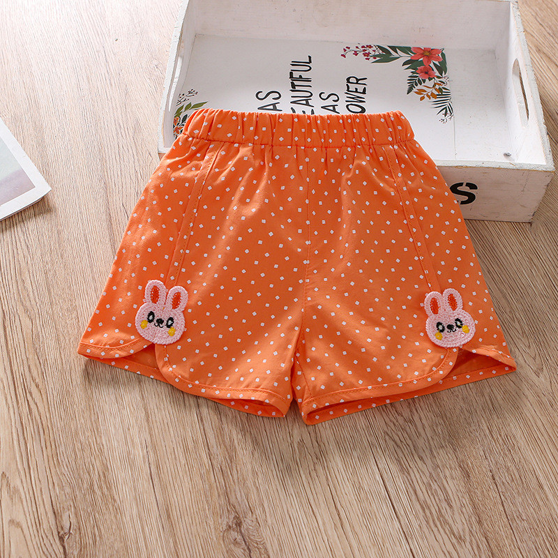 Ljetne kratke hlače za djevojčice Tanke modne dječje hlače iz crtanih filmova Hlače za plažu za djevojčice Slatke dječje hlače