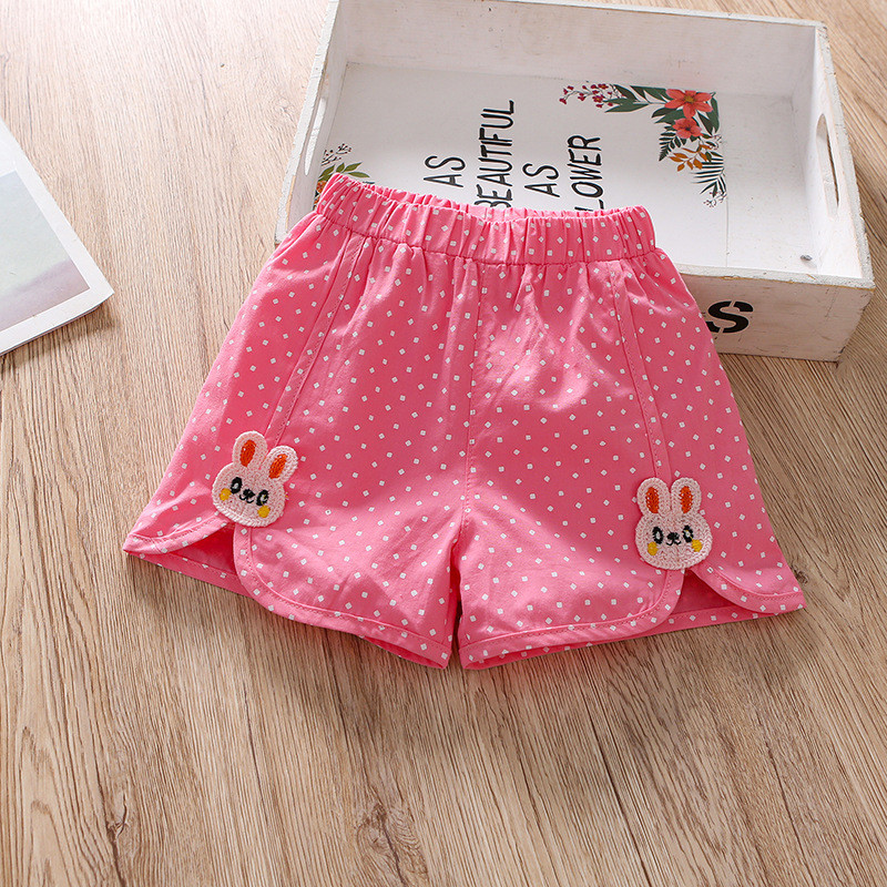 Ljetne kratke hlače za djevojčice Tanke modne dječje hlače iz crtanih filmova Hlače za plažu za djevojčice Slatke dječje hlače