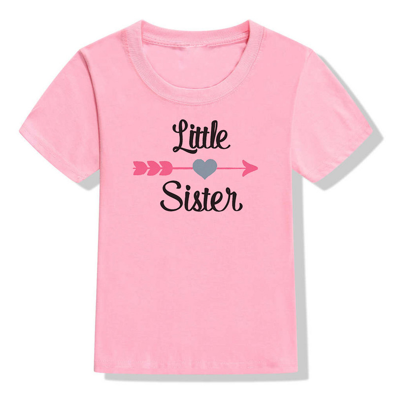Big Sister Little Sister Dječja majica kratkih rukava za djevojčice Odgovarajuće majice Ljetna majica Dječja odjeća Majica kratkih rukava za malu djecu