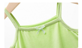 Лятна детска модална жилетка за момчета и момичета, едноцветна бебешка тениска без ръкави, жилетки, памучни потници 4, 6, 8, 10, 12 години