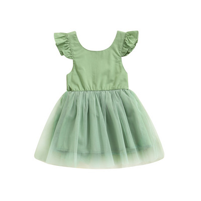 Ma&Baby 1-6Y Haljine za djevojčice i djevojčice od tila u 6 boja Rođendanske vjenčanice Haljine za princeze za djevojčice Ljetni kostimi D35