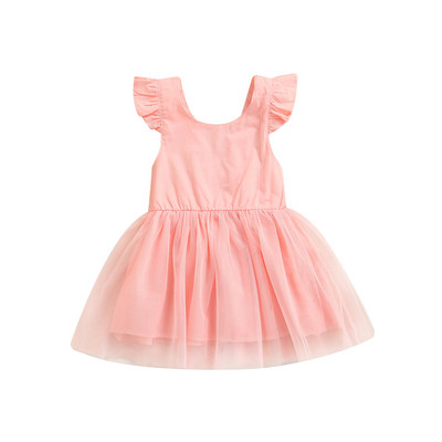 Ma&Baby 1-6Y Haljine za djevojčice i djevojčice od tila u 6 boja Rođendanske vjenčanice Haljine za princeze za djevojčice Ljetni kostimi D35