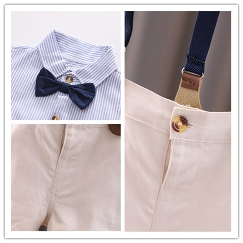 Zēnu vasaras uzvalks Zēnu zēnu kokvilnas krekls īsām piedurknēm šorti 2 daļīgs komplekts Bērnu apģērbs 1-5 gadiem