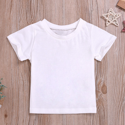 Летни детски дрехи Kawaii Unisex Ice Cream World Printed Cartoon Тениска Бебешки дрехи за момче 2 3 4 5 6 7 8 9 години Тениски за момичета