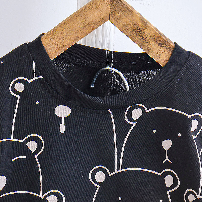 Crtani slatka odjeća za bebe Dječaci Ljetni set košulja sa životinjskim printom i kratki set za dječaka Odjeća Kostim 1 2 3 4 godine