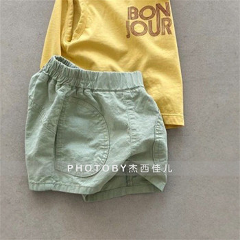 Παιδικά κοντό παντελόνι Μαλακό λεπτό βαμβακερό κορεατικό στυλ Απλό άνετο casual μόδα για παιδιά Μωρό χαριτωμένα αγόρια και κορίτσια