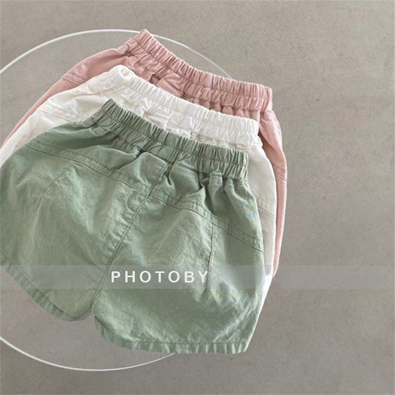 Dječje kratke hlače Mekane tanke pamučne korejske stilske jednostavne udobne ležerne modne za djecu bebe slatke dječake i djevojčice