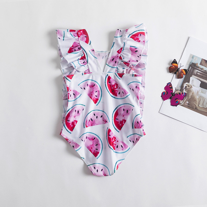 Jednodijelni kupaći kostimi za djevojčice 1 2 3 4 5 godina Kupaći kostimi s printom za bebe Ljeto Bikini odjeća za kupanje na plaži Dječja odjeća za kupanje s mašnom na moru