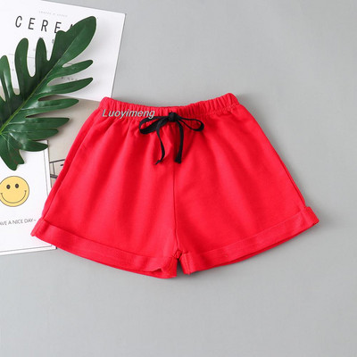 Ljeto 2023. Dječje kratke hlače za djevojčice Jednobojni pamuk 2-8 godina Dječje kratke sportske hlačice za malu djecu Odjeća za male djevojčice Odjeća za trenirke