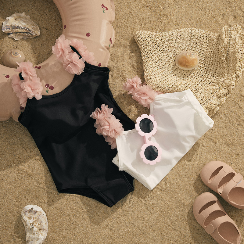 ma&baby 2-7Y Dojenčad, Djeca, Djevojčice Kupaći kostim Floarl Kupaći kostim bez leđa Kupaći kostim za plažu