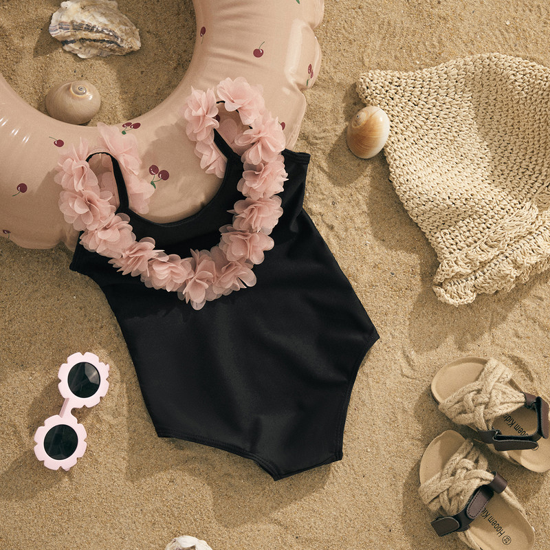 ma&baby 2-7Y Dojenčad, Djeca, Djevojčice Kupaći kostim Floarl Kupaći kostim bez leđa Kupaći kostim za plažu