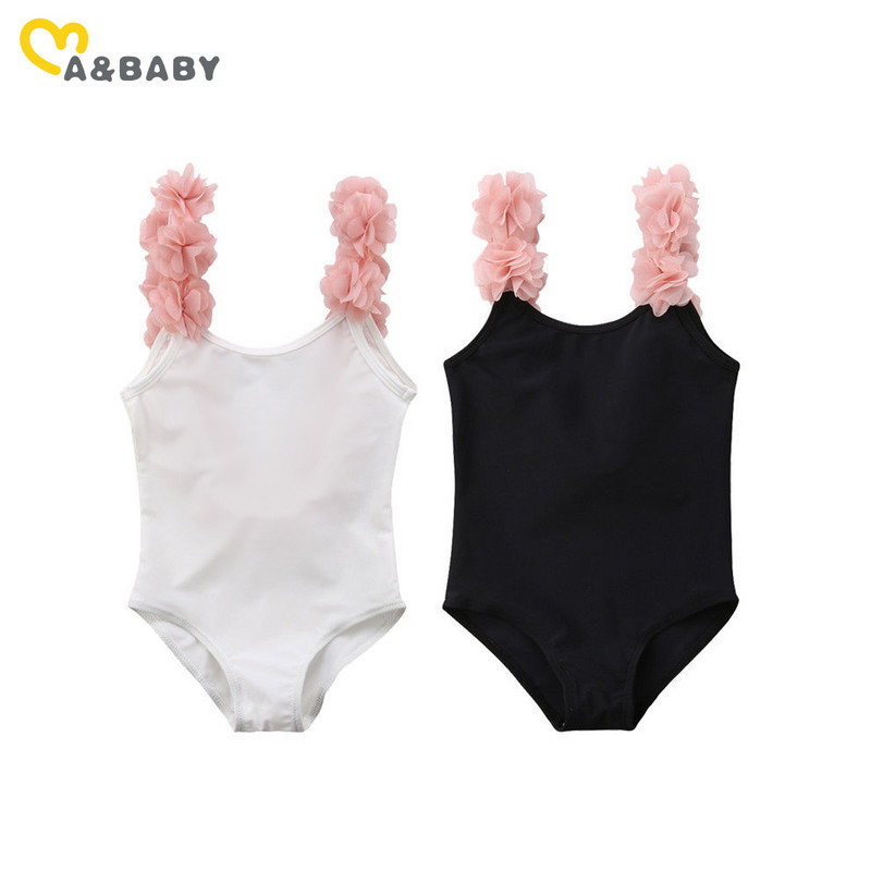 ma&baby 2-7Y Dojenčad, Djeca, Djevojčice Kupaći kostim Floarl Kupaći kostim bez leđa Kupaći kostim za plažu