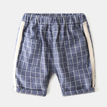 Лято 2023 Момчета Къси шорти Карирани панталони за деца Ежедневни детски панталони Бебешки капри за малки момичета Плажни шорти Облекло