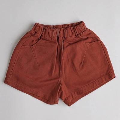 Naujovės korėjietiško stiliaus šortai mažiems berniukams vaikiški drabužiai saldainių spalvos trumpi kūdikių mergaičių korėjietiško stiliaus kelnės mažiems vaikams 12M-6Y