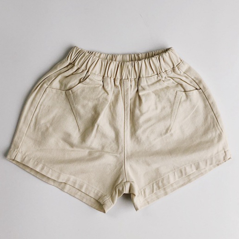 Naujovės korėjietiško stiliaus šortai mažiems berniukams vaikiški drabužiai saldainių spalvos trumpi kūdikių mergaičių korėjietiško stiliaus kelnės mažiems vaikams 12M-6Y