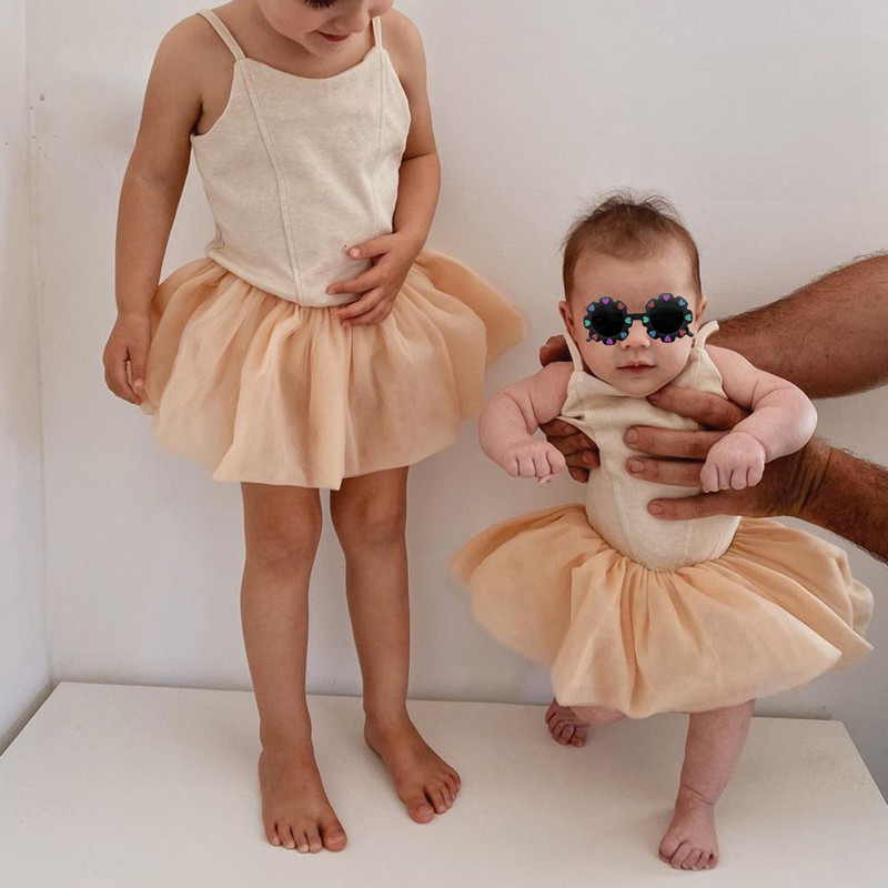 Letné šaty pre dievčatá ma&baby 1-5 rokov, tylové princeznovské, bez rukávov, pre dojčatá a dievčatá, svadobné šaty na narodeninovú oslavu, oslavu a svadbu, veľkosť D01