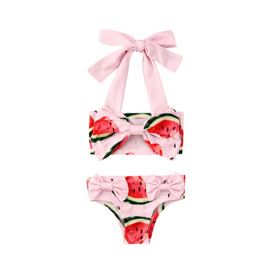 Costum de baie pentru copii 1 an Copii mici Fată Floral Split Vară Bikini Costum de baie Costum Costum de baie Imbracaminte de plajă