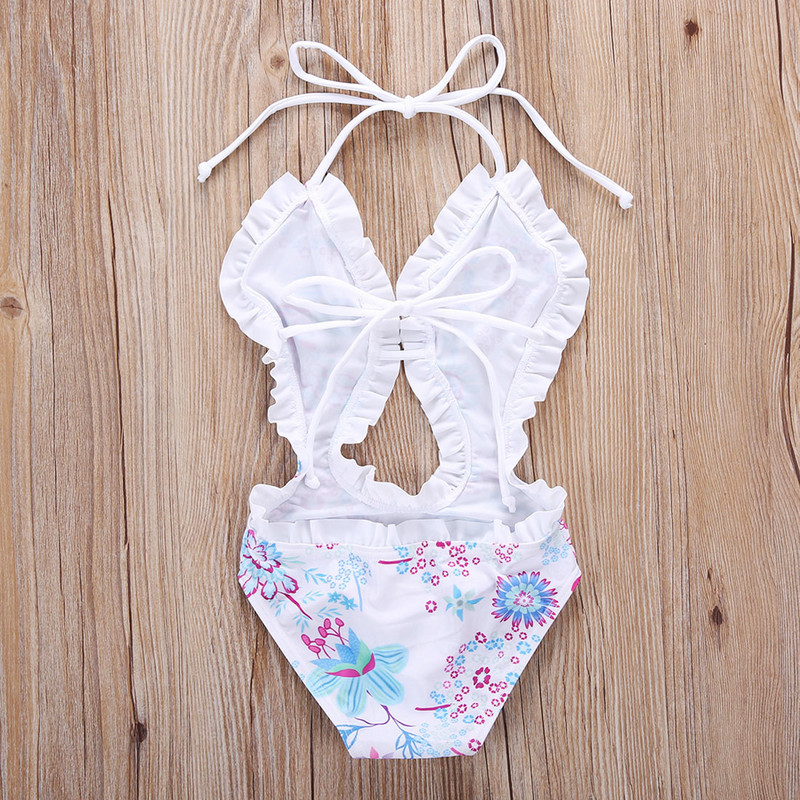 Costum de baie pentru copii 1 an Copii mici Fată Floral Split Vară Bikini Costum de baie Costum Costum de baie Imbracaminte de plajă