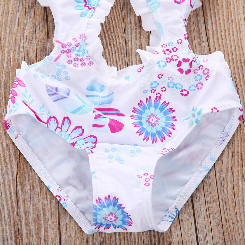 Costum de baie pentru copii 1 an Copii mici Fată Floral Split Vară Bikini Costum de baie Costum Costum de baie Imbracaminte de plajă