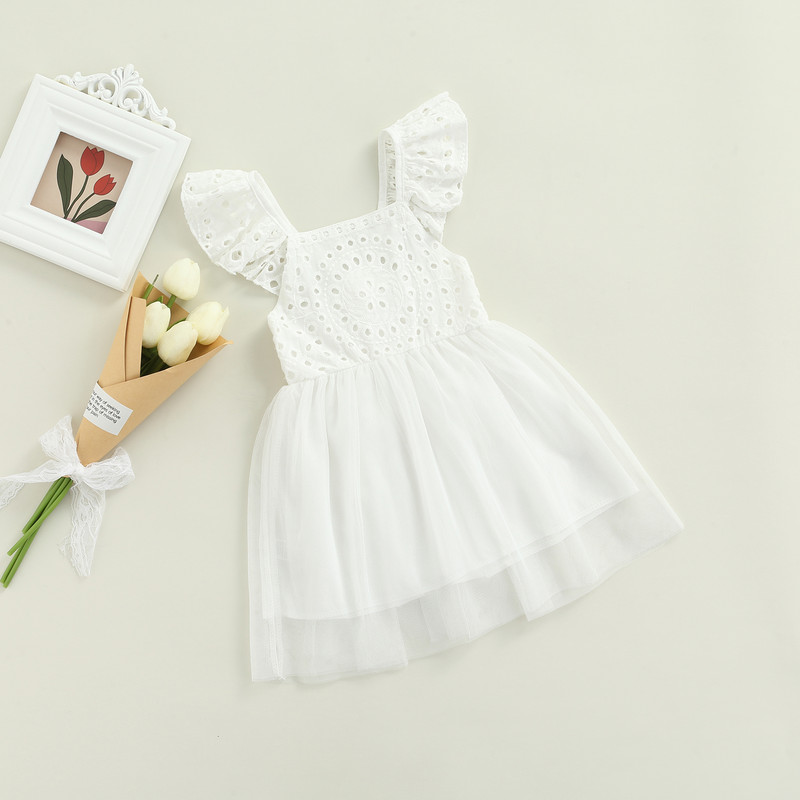 Ma&Baby1-5Y Haljina za malu djecu, djevojčice, čipkaste tutu tutu haljine bez rukava, rođendanske haljine za djevojčice Odjeća za djevojčice, kostimi D01