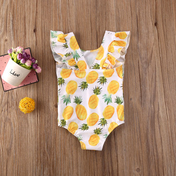 1-5 ετών Παιδιά Νέα Μαγιό Βρεφικά Κορίτσια Καρπούζι Print One Piece Swimming Girl Pineapple Suits Kids Summer Swimwear