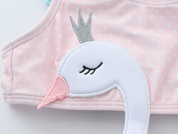 Honeyzone Pink Swan Belly Protection Ολόκληρο μαγιό για κορίτσια Babi Child Βρεφικά Παιδιά Teen Kids μαγιό κινουμένων σχεδίων