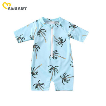 ma&baby 1-5Y Μικρό παιδί Βρέφος Παιδί Μωρό Αγόρια Μαγιό Coconut Tree Print Summer Παιδικά Αγόρια Μαγιό Παραλία Μαγιό