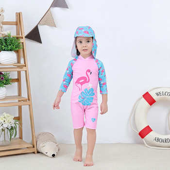 Сладък бански костюм за бебета за момчета с щампа на акула, пингвин, детски бански костюм, детски бански костюм, цял плувен костюм за деца