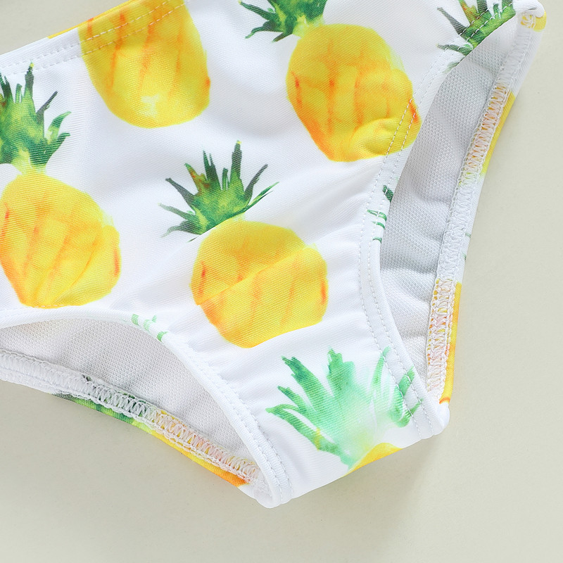 Dječji kupaći kostim za djevojčice od 2 do 7 godina Ljeto 2023. Kupaći kostim s motivom lubenice/ananasa s volanima Dječja odjeća za plažu Kupaći kostimi za bebe
