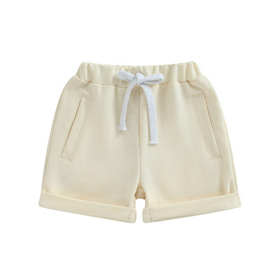 FEIBEL šortai berniukams Vasariniai laisvalaikio medvilniniai šortai elastingi juosmens raišteliai šortai su kišenėmis