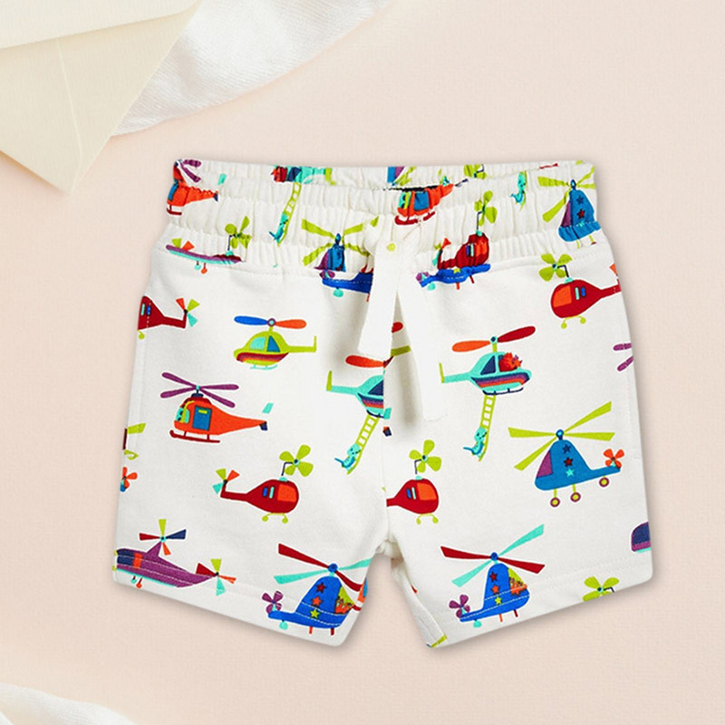 2023. Nova ljetna dječja odjeća s crtanim uzorcima Pletene pamučne dječje kratke hlače za dom i na otvorenom Pletene sportske hlače