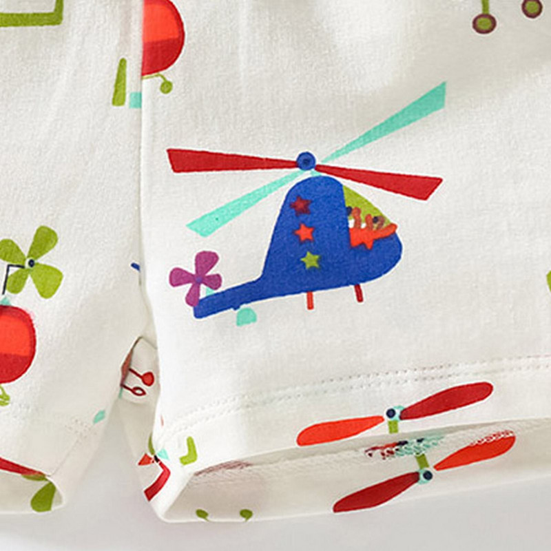 2023. Nova ljetna dječja odjeća s crtanim uzorcima Pletene pamučne dječje kratke hlače za dom i na otvorenom Pletene sportske hlače