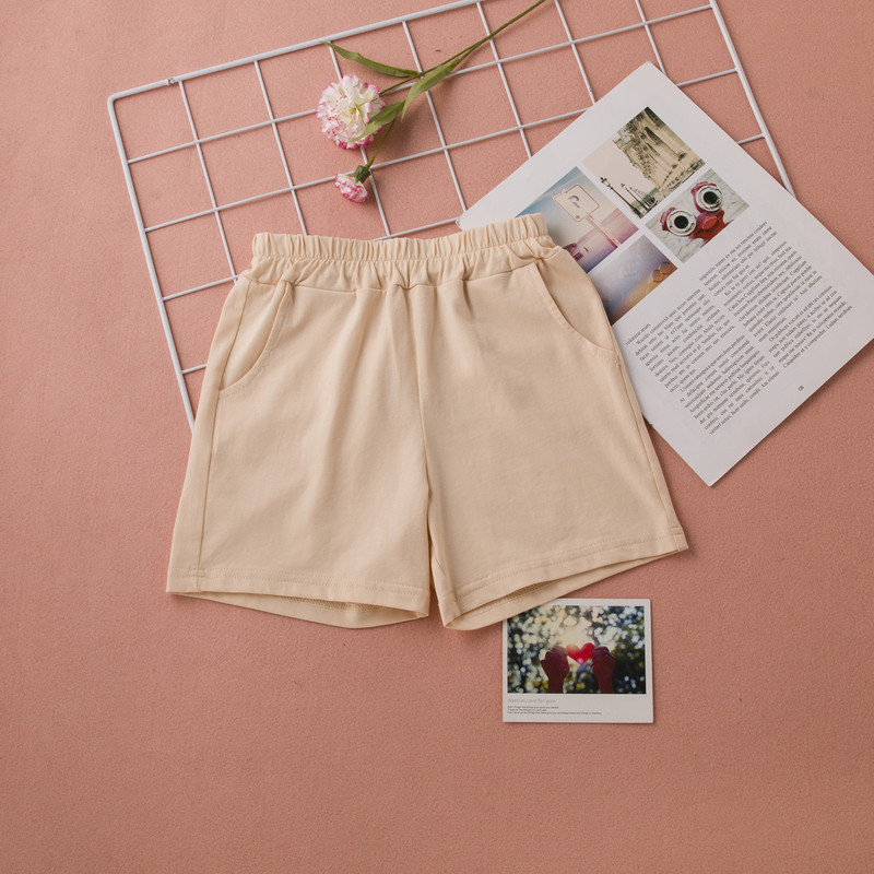 Kratke hlače za bebe, dječake, djevojčice, dječja odjeća, babany bebe, ležerne meke gaćice za malu djecu, labave jednobojne donje hlače, odjeća s elastičnim strukom