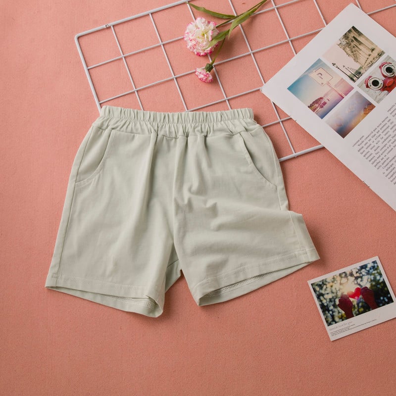 Kratke hlače za bebe, dječake, djevojčice, dječja odjeća, babany bebe, ležerne meke gaćice za malu djecu, labave jednobojne donje hlače, odjeća s elastičnim strukom