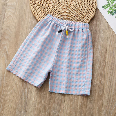 Vaikiški medvilniniai šortai kūdikiams berniukams Minkštos trumpos kelnytės mažiems vaikams vasaros paplūdimio kelnės kūdikiams, languoti drabužiai, kelnės paaugliams
