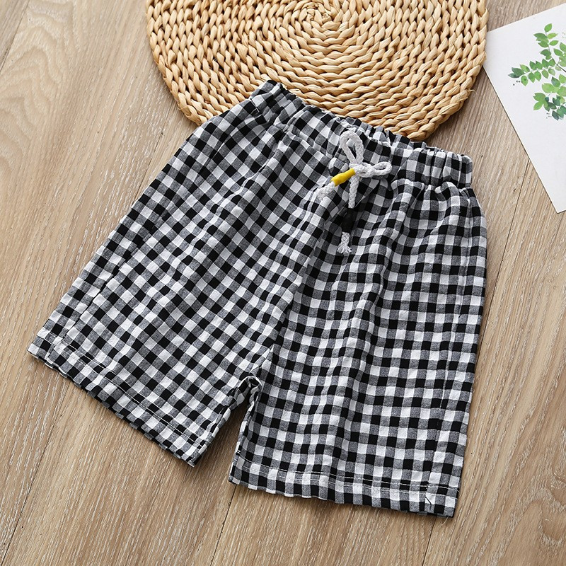 Vaikiški medvilniniai šortai kūdikiams berniukams Minkštos trumpos kelnytės mažiems vaikams vasaros paplūdimio kelnės kūdikiams, languoti drabužiai, kelnės paaugliams
