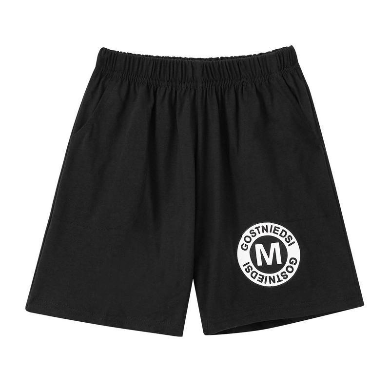 Dječje dječaci Ležerne kratke hlače za trčanje Elastični struk s printom slova Ležerne sportske kratke hlače Dječja odjeća Dnevna odjeća Prozračna sportska odjeća