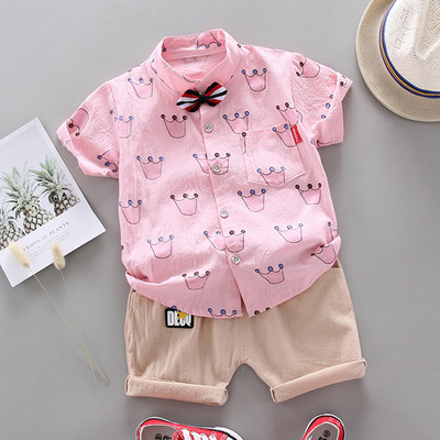 Poiste rõivakomplektid 2022 Suvine laste T-särk+lühikesed püksid 2tk Beebi väikelapse riietus Spordiülikond 1 2 3 4 aasta kostüüm Lasteriided