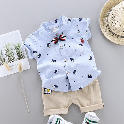 Poiste rõivakomplektid 2022 Suvine laste T-särk+lühikesed püksid 2tk Beebi väikelapse riietus Spordiülikond 1 2 3 4 aasta kostüüm Lasteriided