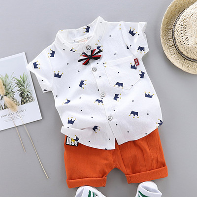 Poiste rõivakomplektid 2022 Suvine laste T-särk+lühikesed püksid 2tk Beebi väikelapse riietus Spordiülikond 1 2 3 4 aasta kostüüm Lasteriided