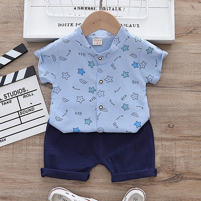 Poiste rõivakomplektid 2022 Suvine laste T-särk+lühikesed püksid 2tk Beebi väikelapse riietus Spordiülikond 1 2 3 4 aasta kostüüm Lasteriided