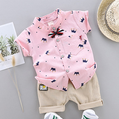 Poiste rõivakomplektid 2022 Suvine laste T-särk+lühikesed püksid 2tk Beebi väikelapse riietus Spordiülikond 1 2 3 4 aasta kostüüm Lasteriided