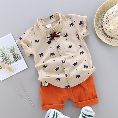 Poiste rõivakomplektid 2022 Suvine laste T-särk+lühikesed püksid 2tk Beebi väikelapse riietus Spordiülikond 1 2 3 4 aasta kostüüm Lasteriided