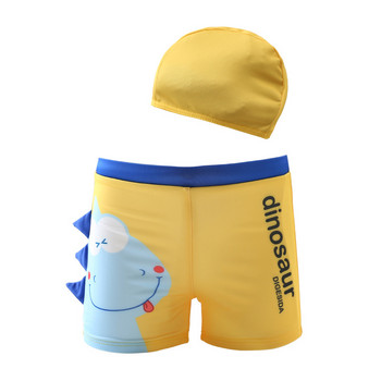 2023 НОВИ Бански гащета за момчета Детски бански костюми Детски плажни къси панталони Бански костюм Анимационни бебешки бански гащета за момчета с комплект шапки