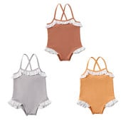 2020 m. vasaros bamblys, kūdikis, raukiniai, bodžiai, bikiniai, drabužiai nuo saulės, vienspalviai maudymosi kostiumėliai, maudymosi kostiumėliai, 1–6 m.